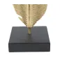 SCULTURA LIŚĆ Z PODSTAWKĄ NA ŚWIECĘ GLAM 10 10 34 cm MIN 2